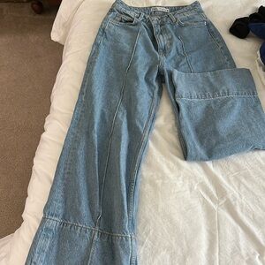 COPY - Zara Wide Leg Cropped Denim Jeans